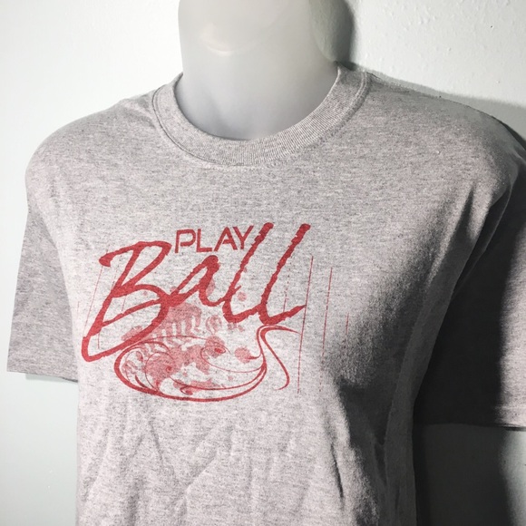 Baseball Tshirt Womens Play Ball World Series - Picture 2 of 8